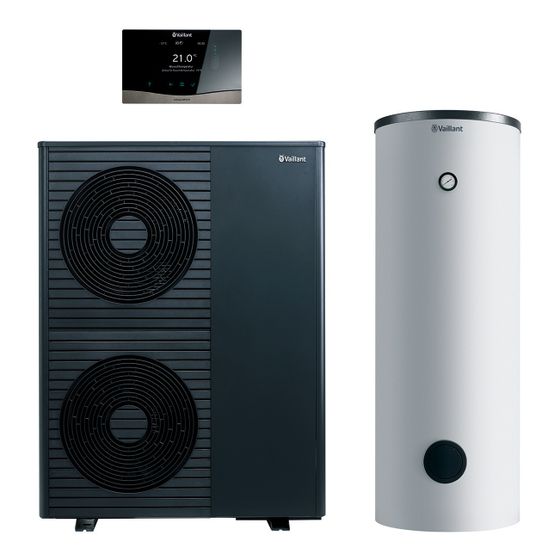 Vaillant aroTHERM plus Wärmepumpen-Paket 4.3330 R290, 5,74kW bei A7/W35, 400V, mit Warmwasserspeicher VIH RW 200/2 B