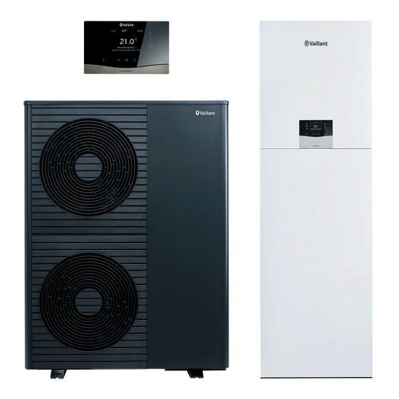 Vaillant aroTHERM plus Wärmepumpen-Paket 4.3216 R290, 5,74kW bei A7/W35, 400V, mit uniTOWER plus, 190L Speicher