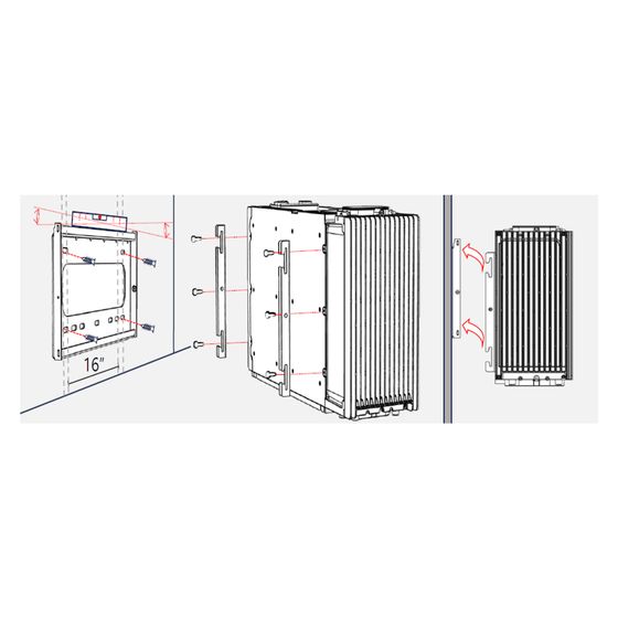 Vaillant Wandhalterung Nexis IAC-NX-MDLWMB-01, 600x400x293mm, 8000052134