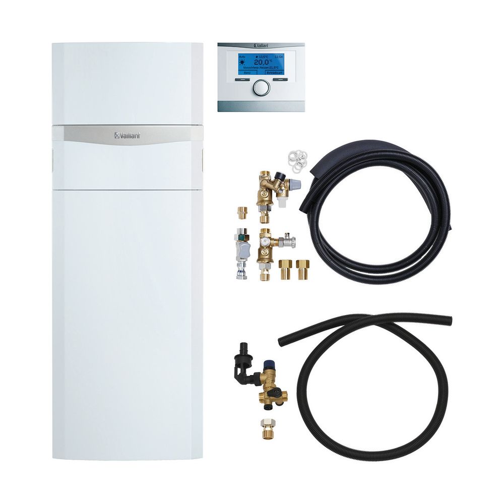 Vaillant ecoCOMPACT Paket 1.343/5 VSC 206/4-5 200 E, VRC 700/6 Gas-Kompaktgerät, L... VAILLANT-0010029741 4024074864876 (Abb. 1)