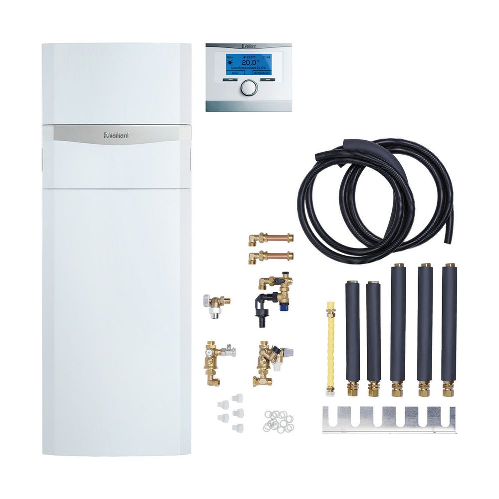 Vaillant ecoCOMPACT Paket 1.342/5 VSC 206/4-5 200 E, VRC 700/6 Gas-Kompaktgerät, L... VAILLANT-0010029751 4024074864975 (Abb. 1)