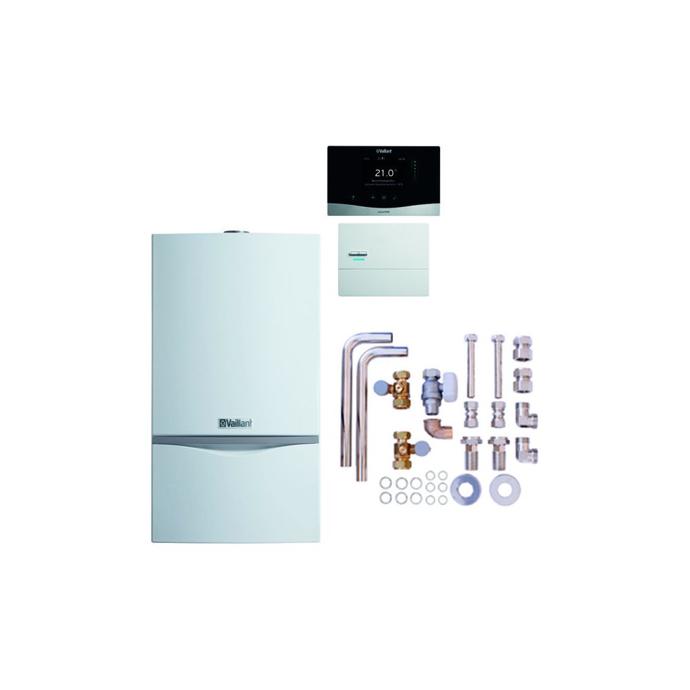 Vaillant atmoTEC exclusive Gas-Wandheizgerät Paket 6.217/2 VC 104/4-7 A LL, sensoH... VAILLANT-0010046399 4024074926543 (Abb. 1)