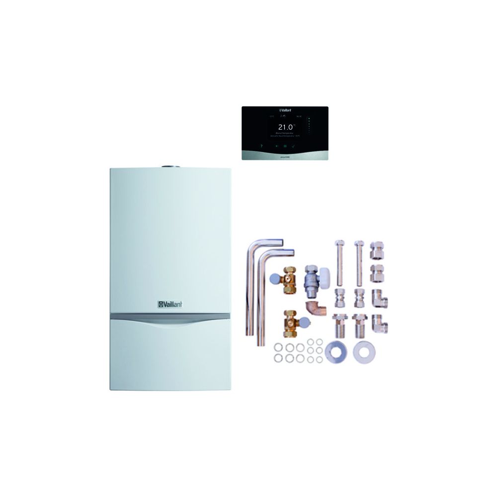 Vaillant atmoTEC exclusive Gas-Wandheizgerät Paket 6.219/2 VC 104/4-7 A LL, sensoH... VAILLANT-0010046401 4024074926567 (Abb. 1)