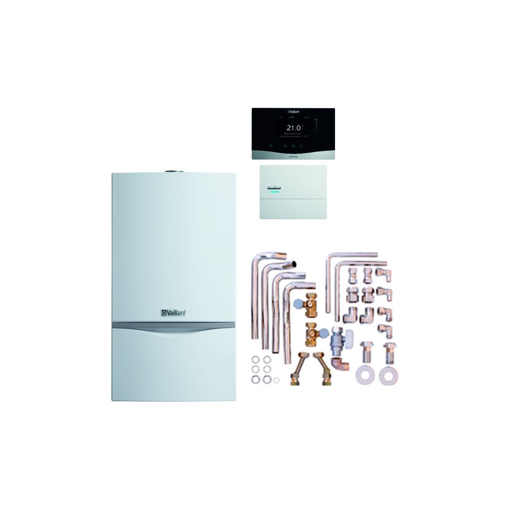 Vaillant atmoTEC exclusive Gas-Wandheizgerät Paket 6.223/2 VC 104/4-7 A LL, sensoH... VAILLANT-0010046403 4024074926581 (Abb. 1)