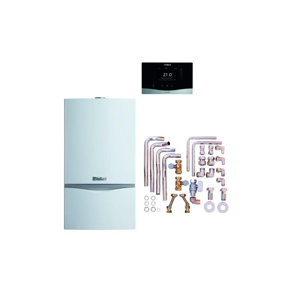 Vaillant atmoTEC exclusive Gas-Wandheizgerät Paket 6.224/2 VC 104/4-7 A E, sensoHO... VAILLANT-0010046404 4024074926598 (Abb. 1)