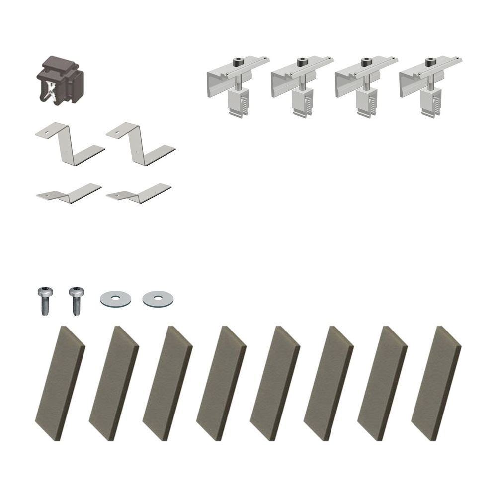 Vaillant Photovoltaik Set Basis für 1. Reihe Flachdachsystem Süd 10 Grad für 1 Mod... VAILLANT-0010047439 4024074989333 (Abb. 3)