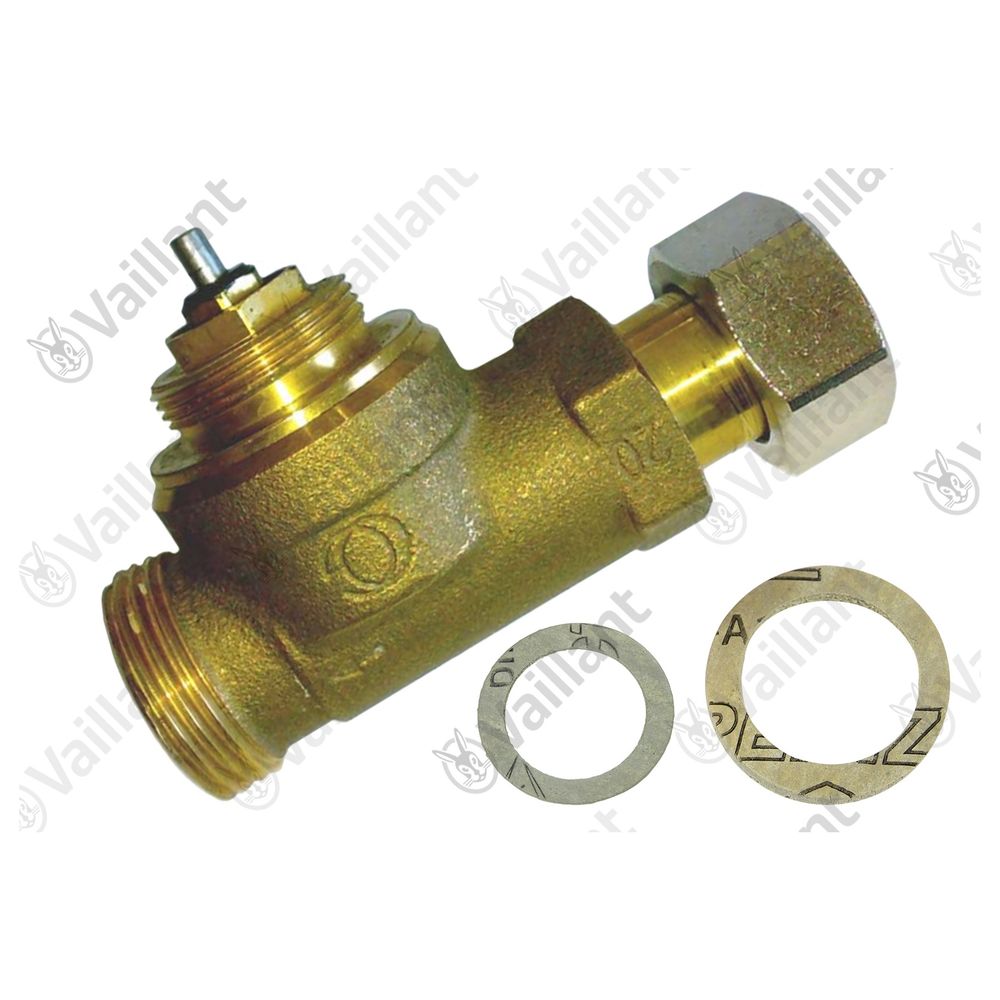 Vaillant Unterteil Thermostatventil für VSW 15-35 I, ID und weitere Modelle... VAILLANT-0020075015 4024074566909 (Abb. 1)