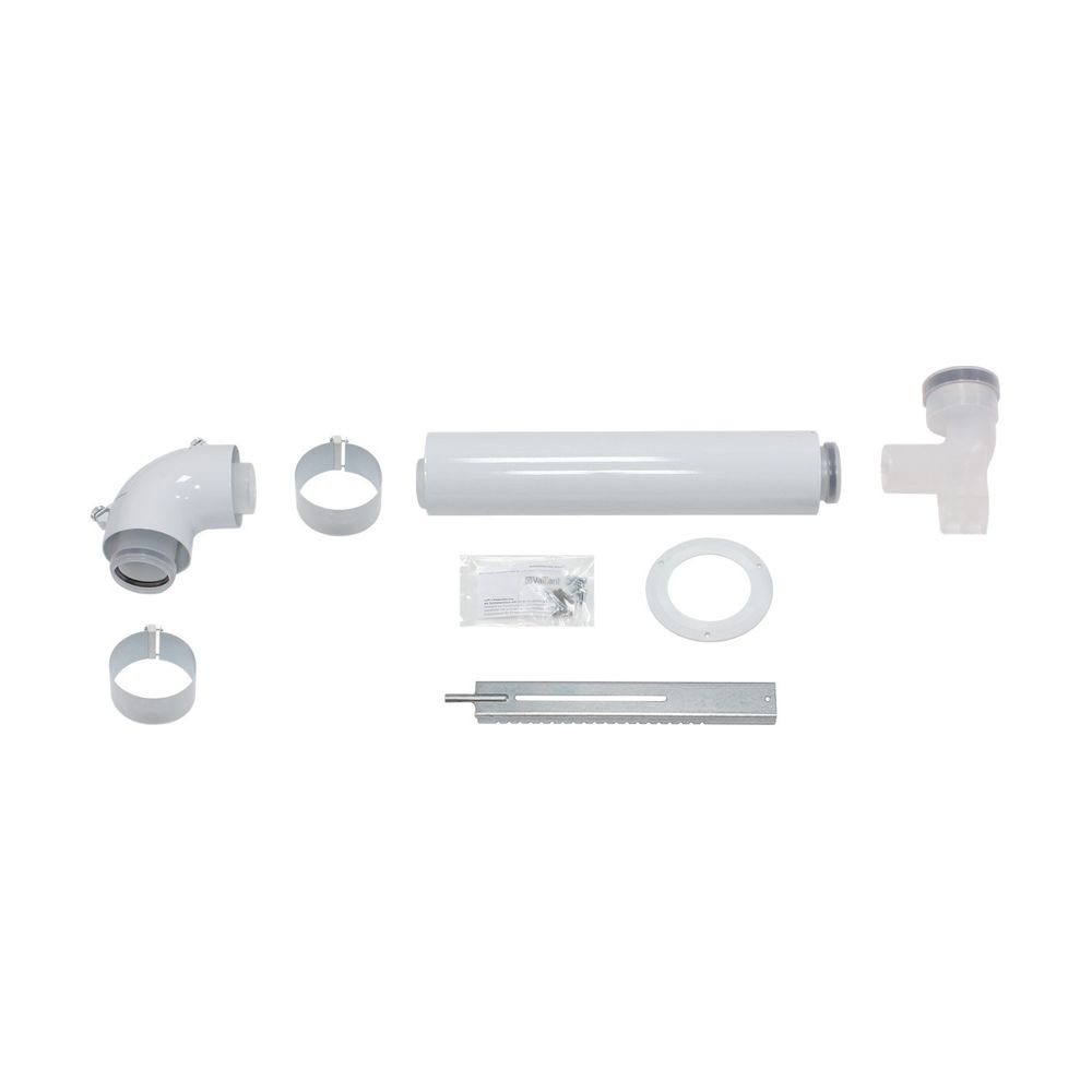 Vaillant Basis-Anschluss-Set 60/100 aus PP für Überdruckgassystem DN 100... VAILLANT-0020277302 4024074854327 (Abb. 1)