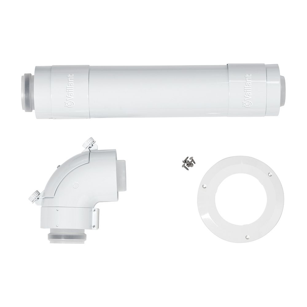 Vaillant Basis-Anschluss-Set 60/100 aus PP für Überdruckgassystem DN 100... VAILLANT-0020277302 4024074854327 (Abb. 2)