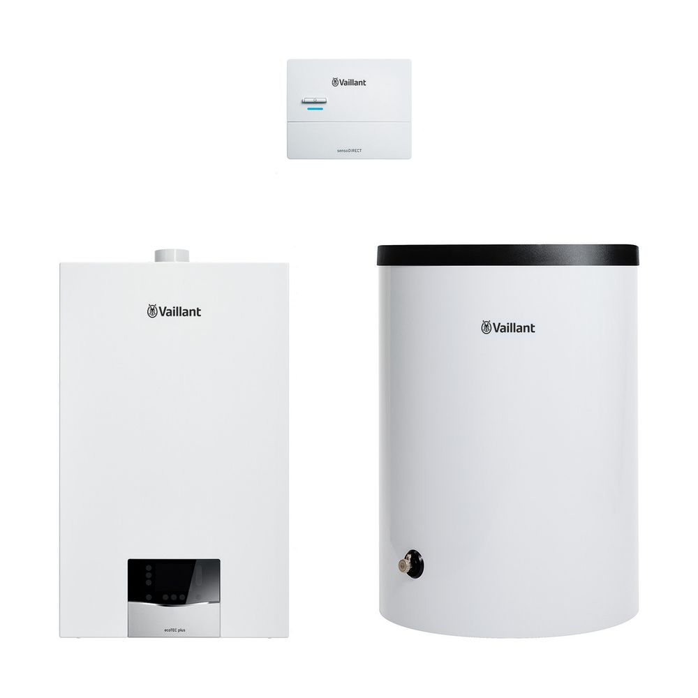 Vaillant ecoTEC plus Heizsystempaket 1.659/2 VC 15CS/1-5, VRC 710, VIH R 150/6B, 3... VAILLANT-8000013922 4024074949603 (Abb. 1)