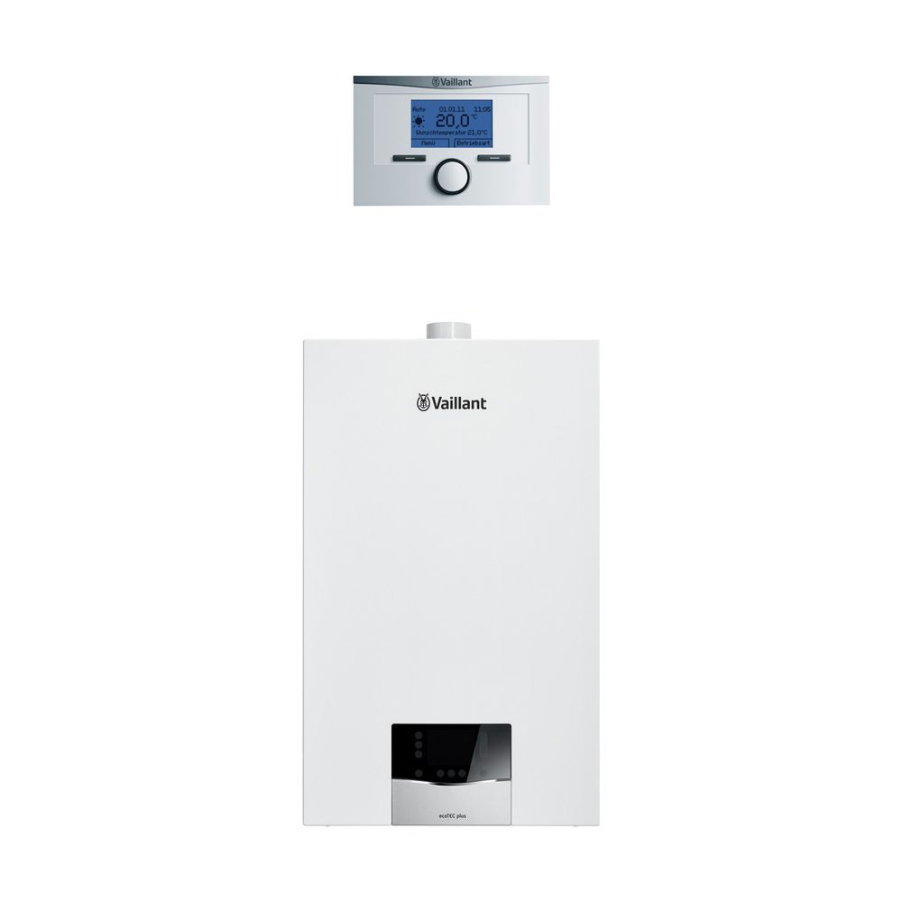 Vaillant ecoTEC plus Heizsystempaket 1.779/2 VCW 20/26CS/1-5, VRT 350, 3,4-21kW be... VAILLANT-8000014434 4024074950852 (Abb. 1)