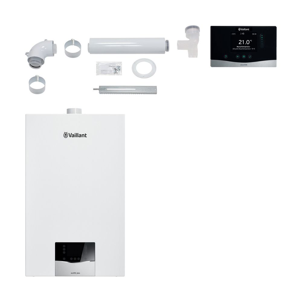 Vaillant ecoTEC plus Gas-Brennwert-Heizsystempaket 1.195 Mehrfachbelegung 2er VC 2... VAILLANT-8000014521 4024074951262 (Abb. 1)