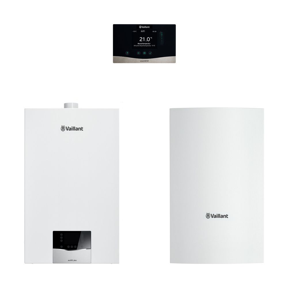 Vaillant ecoTEC plus Heizsystempaket 1.712/3 VC 10CS/1-5, VRC 720/3, VIH Q 75/2 B,... VAILLANT-8000016482 4024074953464 (Abb. 1)