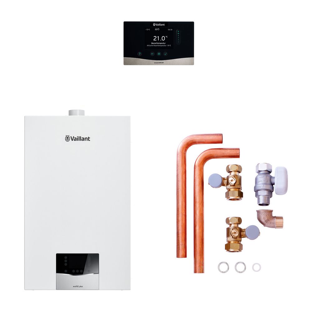 Vaillant ecoTEC plus Heizsystempaket 1.733/3 VC 10CS/1-5, VRC 720/3, Anschlusszube... VAILLANT-8000016513 4024074953884 (Abb. 3)