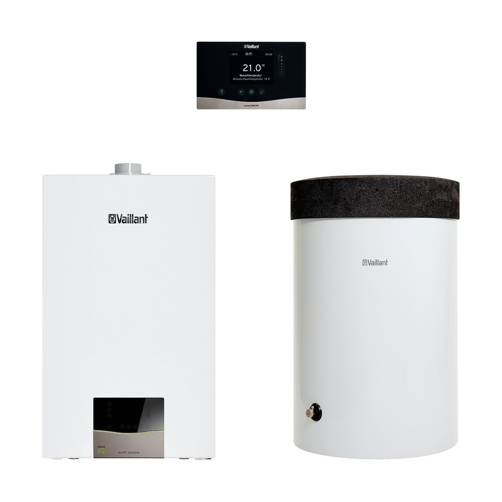 Vaillant ecoTEC exclusive Heizsystempaket 1.60/3 VC 15CS/1-7,VRC 720/3,VIH R 120/6... VAILLANT-8000016646 4024074953679 (Abb. 1)