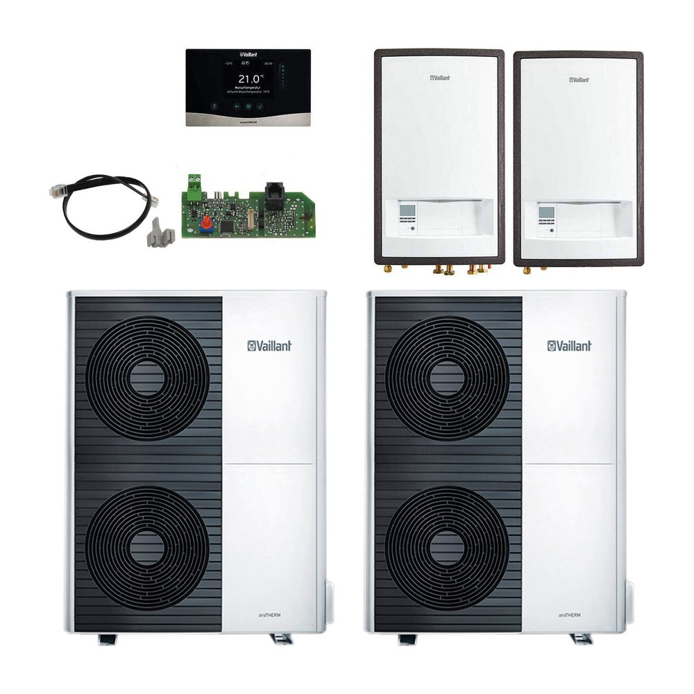 Vaillant aroTHERM Split Wärmepumpen-Paket 4.0502 2er Kaskade VWL 105/5 AS S2, Leis... VAILLANT-8000017311 4024074956595 (Abb. 4)