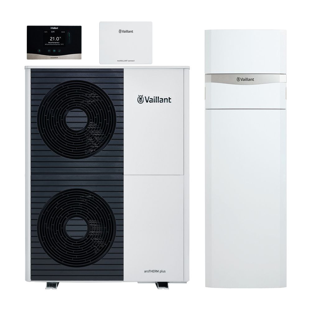 Vaillant aroTHERM plus Wärmepumpen-Paket 4.3209 VWL 105/6A S2 mit uniTOWER plus VI... VAILLANT-8000029043 4024074974896 (Abb. 1)