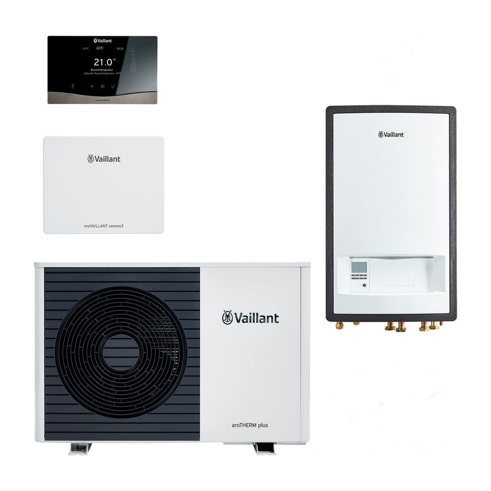 Vaillant aroTHERM plus Wärmepumpen-Paket 4.3107 VWL 55/6 A S2 VWZ MEH 97/6, Leistu... VAILLANT-8000029026 4024074974926 (Abb. 1)