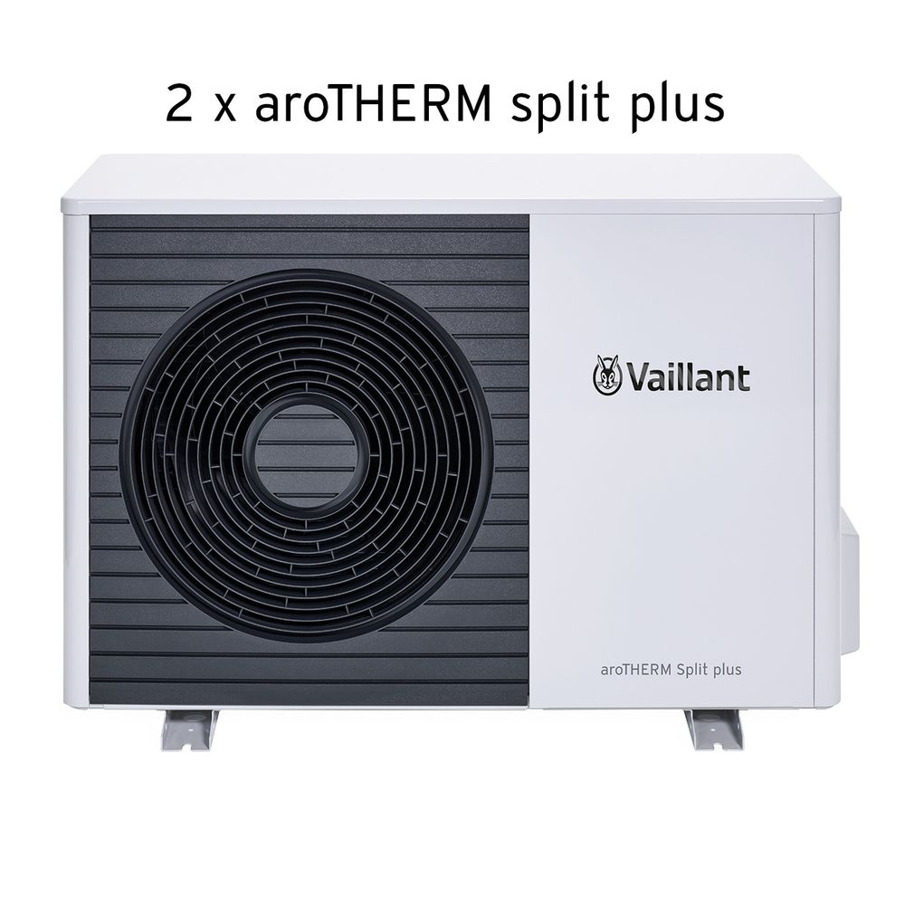 Vaillant aroTHERM Split plus Wärmepumpen-Paket 4.0507 2er-Kaskade R32, 5,07kW bei ... VAILLANT-8000039964 4024074988800 (Abb. 3)