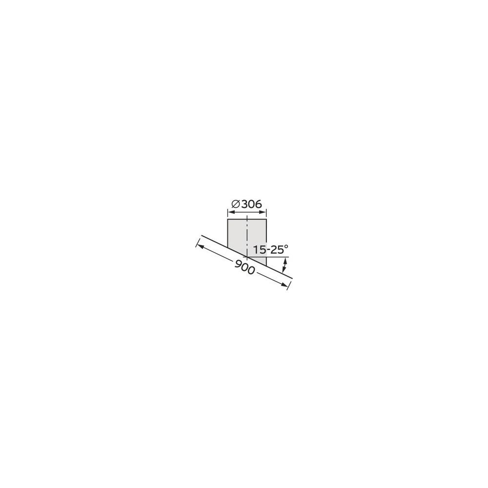 Vaillant Dachpfanne 15-25 Grad Edelstahl für Abgassystem Fassade DN 200... VAILLANT-0020095586 4024074587744 (Abb. 4)