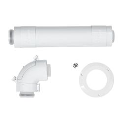 Vaillant Basis-Anschluss-Set 60/100 aus PP für Überdruckgassystem DN 100... VAILLANT-0020277302 4024074854327 (Abb. 1)