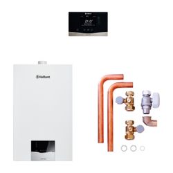 Vaillant ecoTEC plus Heizsystempaket 1.733/3 VC 10CS/1-5, VRC 720/3, Anschlusszube... VAILLANT-8000016513 4024074953884 (Abb. 1)