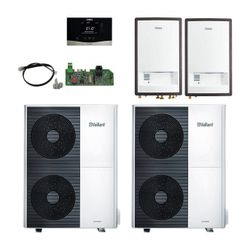 Vaillant aroTHERM Split Wärmepumpen-Paket 4.0502 2er Kaskade VWL 105/5 AS S2, Leis... VAILLANT-8000017311 4024074956595 (Abb. 1)