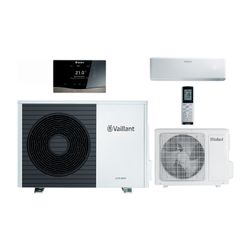 Vaillant aroTHERM Split Wärmepumpen-Paket 4.0602 VWL 55/5 AS S2 und climaVAIR VAI ... VAILLANT-8000033185 4024074979907 (Abb. 1)