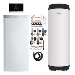 Vaillant flexoTHERM exclusive Wärmepumpen-Paket 4.6301 Green iQ R410A, 5,3kW bei B... VAILLANT-8000038607 4024074986059 (Abb. 1)
