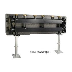 Vaillant Verteiler für 3 Rohrgruppen 11/4-2" Flanschanschluß DN80 PN6... VAILLANT-0010045842 4024074924341 (Abb. 1)