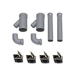 Vaillant Erweiterungsset 4er-Kaskade DN 130 PP für ecoTEC plus/5-5 und COMPACT/4-5... VAILLANT-0020186772 4024074708026 (Abb. 1)