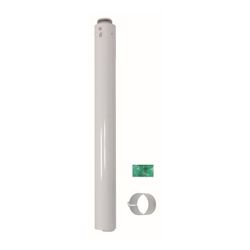 Vaillant Paket 1.50/2 Luft-Abgasführung senkrechte Dachdurchführung Rot D 60/100, ... VAILLANT-8000047193 4024074997291 (Abb. 1)