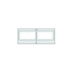 Vaillant Flachkollektor Montage-Set 9.052/2 ID 6x VFK H Indach 23-75 Grad nebenein... VAILLANT-0010042441 4024074911693 (Abb. 1)