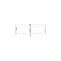 Vaillant Flachkollektor Montage-Set 9.052/2 ID 6x VFK H Indach 23-75 Grad nebenein... VAILLANT-0010042441 4024074911693 (Abb. 1)