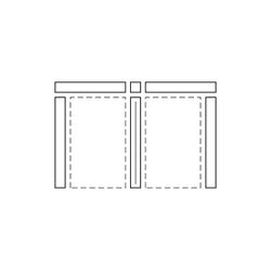 Vaillant Indachfeld Paket mehrreihig Kollektor VFK vertikal 2x4... VAILLANT-0020112778 4024074599303 (Abb. 1)