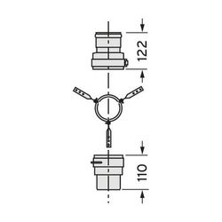 Vaillant Set 6 Grundelemente Brennwert für flexible Abgasleitung DN 80 PP... VAILLANT-0020021008 4024074508756 (Abb. 1)