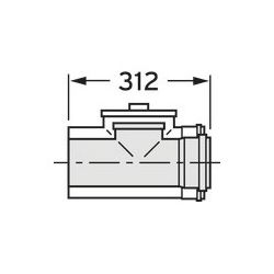 Vaillant Reinigungsöffnung 110/160 mm konzentrisch PP... VAILLANT-0020106382 4024074615645 (Abb. 1)