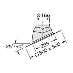 Vaillant Universal-Dachpfanne 25-50 Gr flex rot für Abgassystem 110 mm... VAILLANT-0020106410 4024074615850 (Abb. 1)