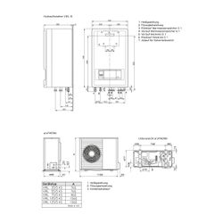Vaillant aroTHERM Wärmepumpen-Paket 125/5 AS S2 mit Hydraulikstation, Leistung 10,... VAILLANT-0020273187 4024074849514 (Abb. 1)