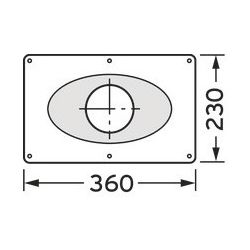 Vaillant Dampfsperre Kunststoff für senkr. DD 60/100 und 80/125... VAILLANT-0020095596 4024074587843 (Abb. 1)