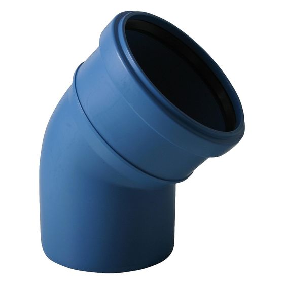 Valsir Bogen TRIPLUS, DN 40 45 Grad, Polypropylen, SBR