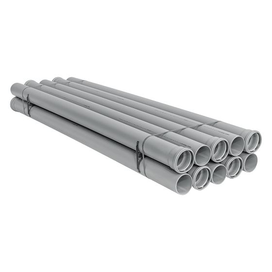 Valsir Abflussrohr HT DN 70, 1000mm, Polypropylen