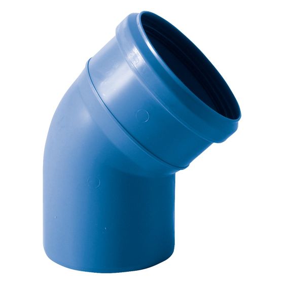 Valsir Bogen TRIPLUS, DN 100 45 Grad, Polypropylen
