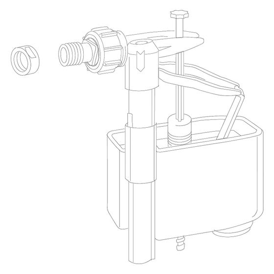 Valsir Schwimmerventil, 1/2