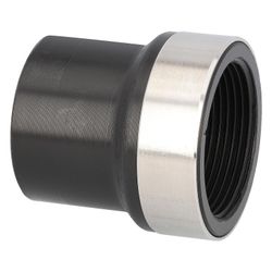 Valsir Anschweissmuffe DN60 x DN50, gerade, Polyethylen... VALSIR-VS0384019 8023857090699 (Abb. 1)