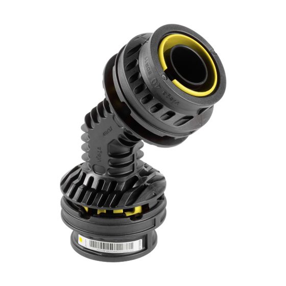 Viega Geopress K Gas Bogen 45 Grad mit SC-Contur K 9726G, d. 40mm, Kunststoff