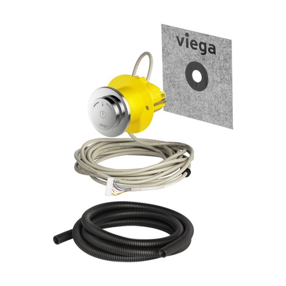 Viega AquaVip Bedienelement 9120.4 für Duscheinheit, PC, Drehknopf Messing verchromt