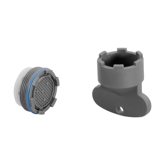 Viega AquaVip Strahlregler Küchenarmatur 9122.7, elektronisch, 24.8x25x15,4mm, Kunststoff