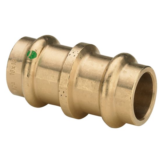 Viega Sanpress Reduziermuffe 2215.2NC, 15x14mm, Rotguss