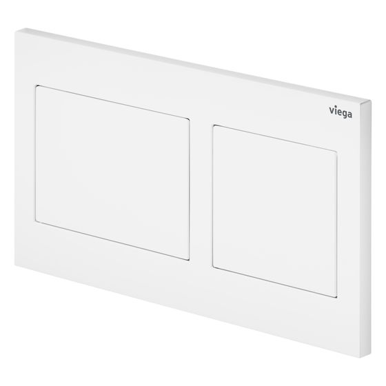 Viega Visign for Style 21 WC-Betätigungsplatte 8611.1, Kunststoff, Weiß matt